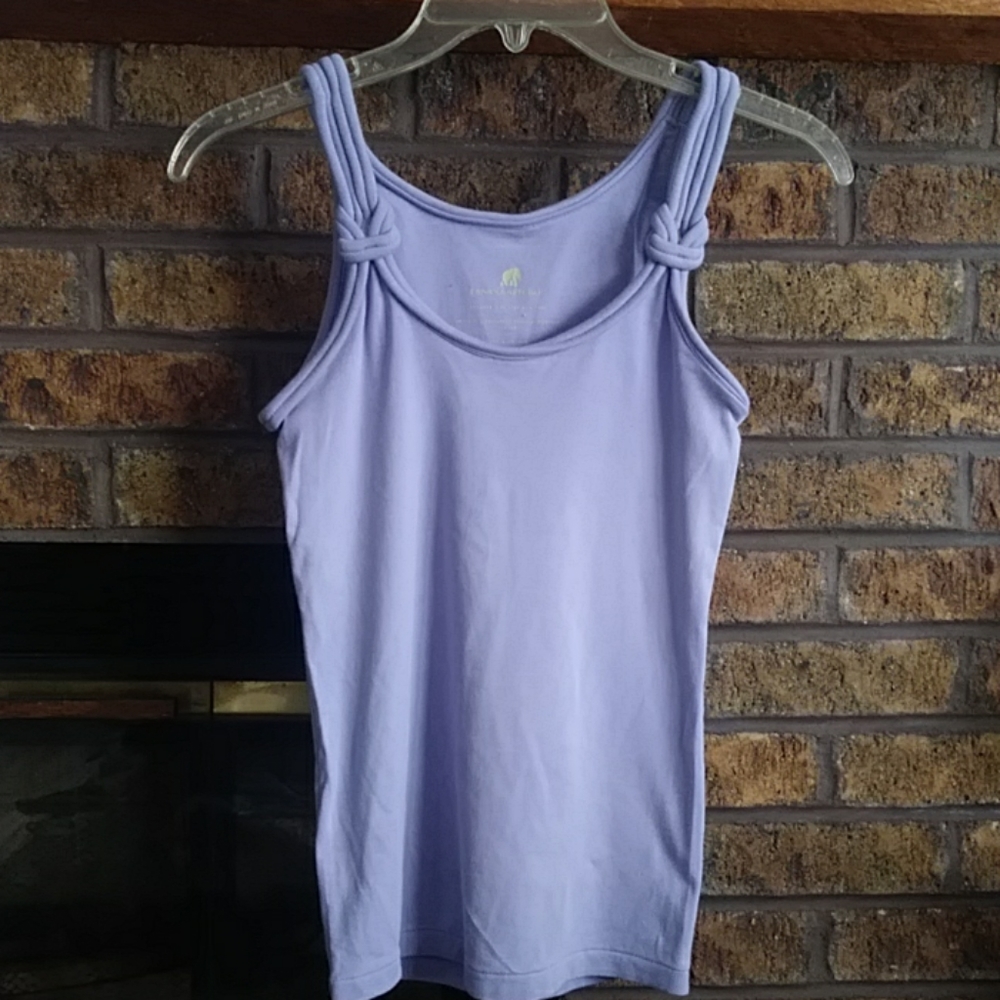 Banana Republic purple tank top w/ braided…